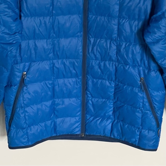 REI Co-op Women's Blue 650 Down Hooded Quilted Puffer Jacket Coat 35392 - Picture 6 of 16